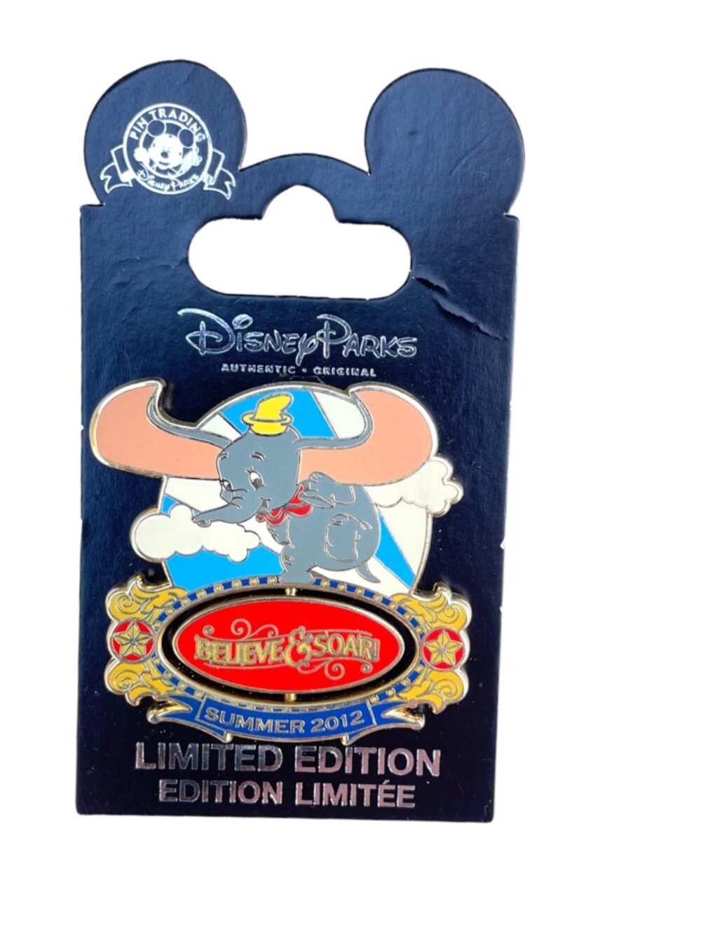 Walt Disney World Dumbo the Flying Elephant Opening Summer 2012 Limited Pin
